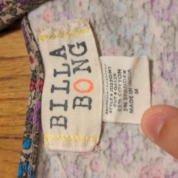 Billabong Floral Mini Dress Retro - Picture 4 of 4